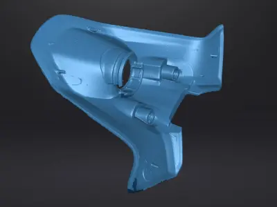 3D Scanned original Ducati 1098 848 1198 Key Cover 3D model