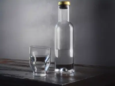 Bottle Carafe Free 3D model