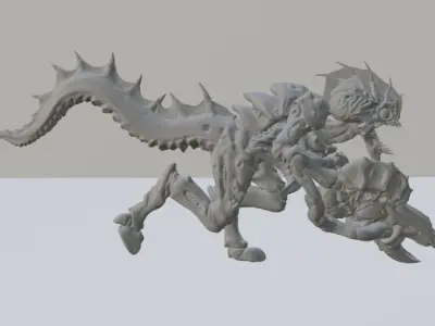 The Armed Gaunt Xenos 3D print model