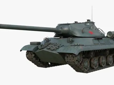 Tank IS 3M Mental Ray 3D model