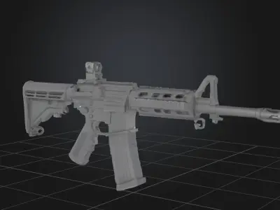Weapons  Low-poly 3D model