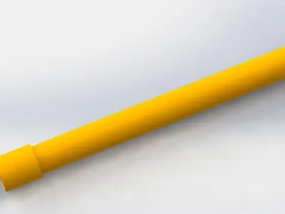 cylinder pipe 3D model