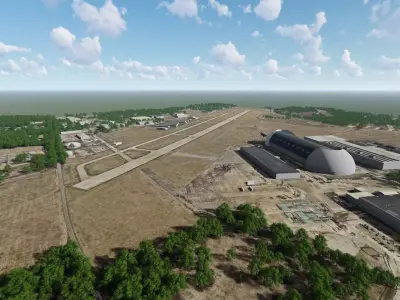 Akron Fulton International Airport 3D model