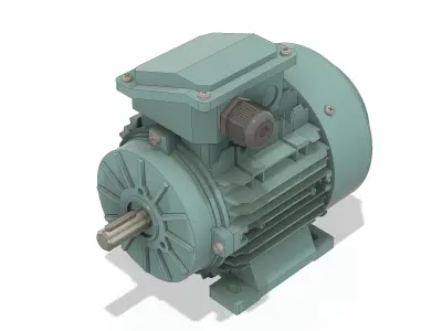 3 Phase AC induction motors - Frame size 80 3D model