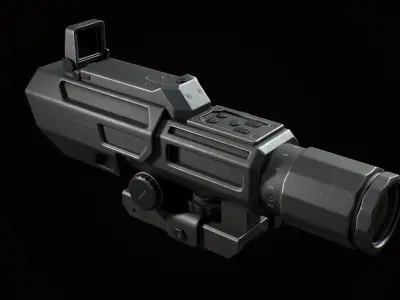 NCstar Ado Scope Low-poly 3D model