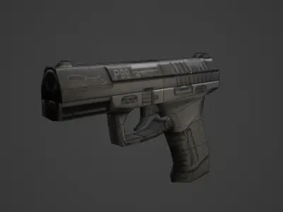P99 Pistol Free low-poly 3D model