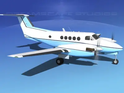 Beechcraft B200 GT King Air V01 3D model