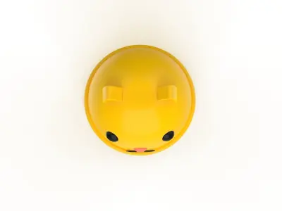 Cat Hat Cute Low-poly 3D model