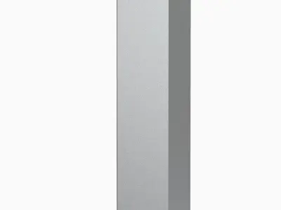 S2 8 Gun Safe 3 PIN closed 3D model