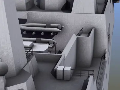 San Antonio LPD Assault Ship 3D model