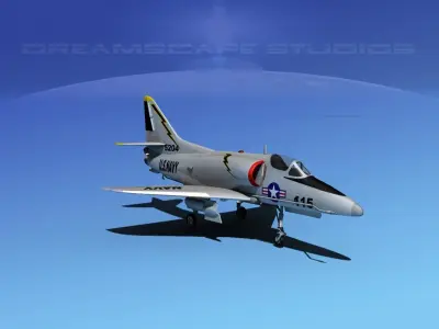 Douglas A-4E Skyhawk SOPV01 3D print model