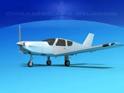 Socata TB-20 Trinidad 3D model