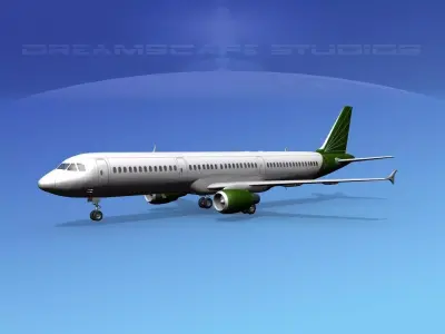 Airbus A321 Corporate 2 3D model