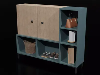 Shoe Shelve Free 3D model