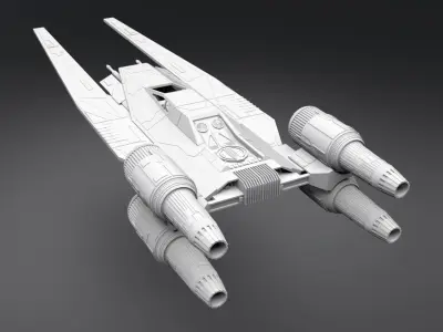 U Wing Scale Model 3D print model