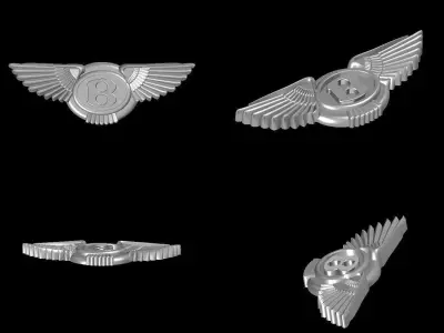 Bentley Logo  3D print model
