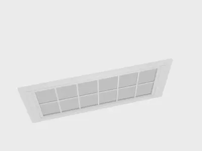  Stretch WIndow Low-poly 3D model