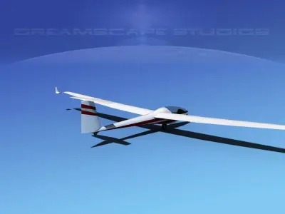 Glaser-Dirks DG-300 Glider V05 3D model