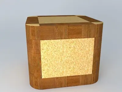 Office corner 3D model