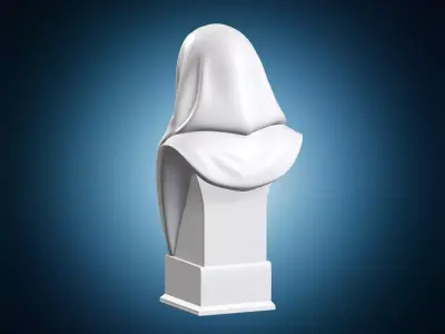 Emperor Palpatine Bust Star Wars Sculpture 3D print model
