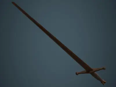 Longsword 2C Low-poly 3D model