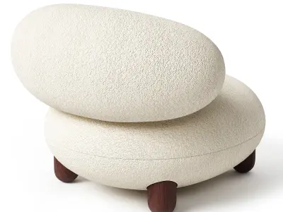 Noom Flock Lounge Chair Free 3D model