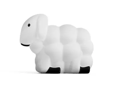 Minimalistic cute little Lamb 3D model
