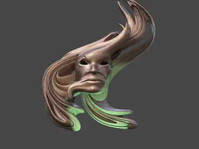 Mirror Mirror morph mask 1 3D model