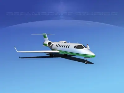 LearJet 45 V05 3D model