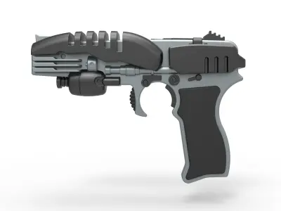 Phaser pistol EM-33 from Star Trek Enterprise 3D model