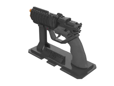 Agent K Blaster - Blade Runner 2049 - Commercial - Printable STL 3D print model