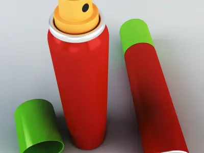 Spray can 100ml v 2 3D model