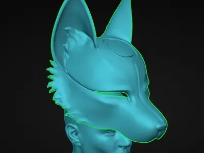 KITSUNE MASK 3D print model