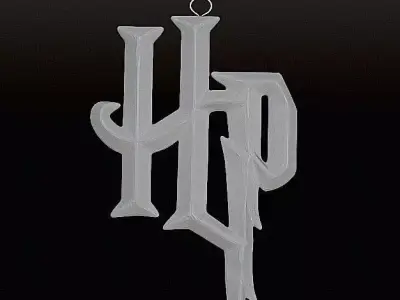 LOGO OF HARRY POTTER PENDANT - Commercial License 3D print model
