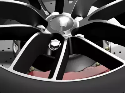 Dodge Challenger 392 wheel 2015 3D model