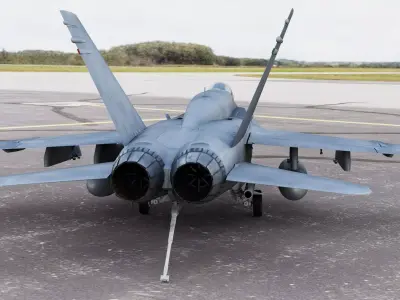 McDonnell Douglas FA-18 Hornet Single Seat 3D model