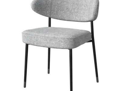  Replica Minotti Expect Chair Model, Grey 