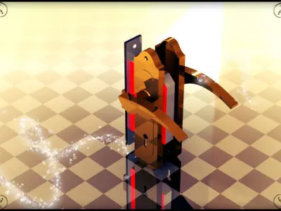 Regency door lock 3D model