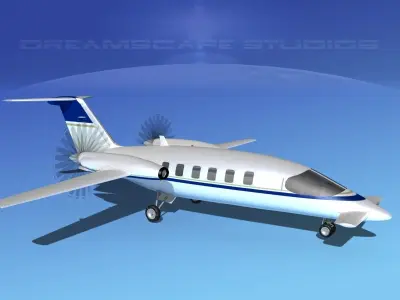 Piaggio Avanti P180 V14 3D model