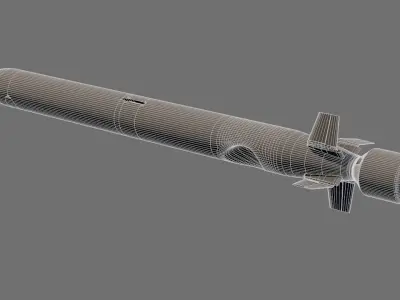CJ-10 DF-10 KD-20 Chinese Land-Attack Cruise Missile 3D model