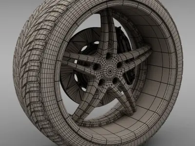 Savini Forged BS-1 Wheel 3D model