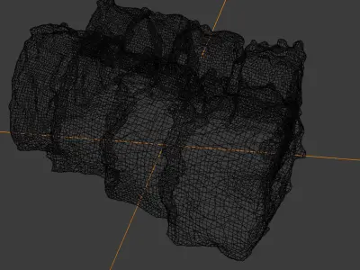 Kimchi Roll set with salmon tuna 3D model