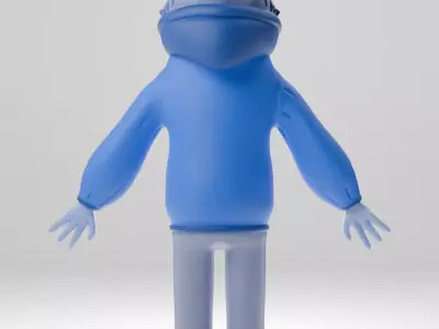 tralalero  Low-poly 3D model