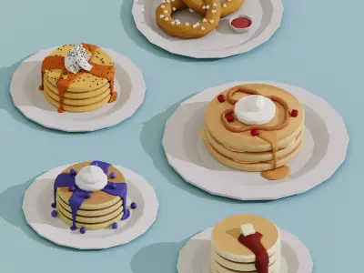 Food Mega Collection Low-poly 3D model