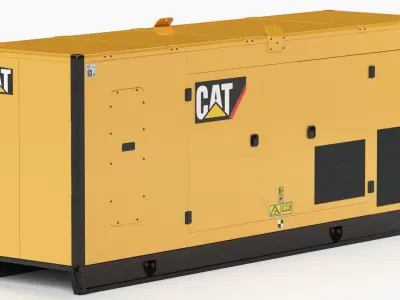 Diesel Generators 02 3D model