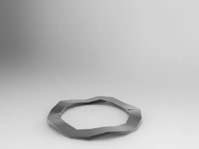 Wavy Washer Free 3D model