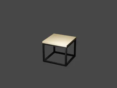 Small furniture pack Free low-poly 3D model