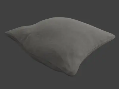 Pillow - White Free low-poly 3D model