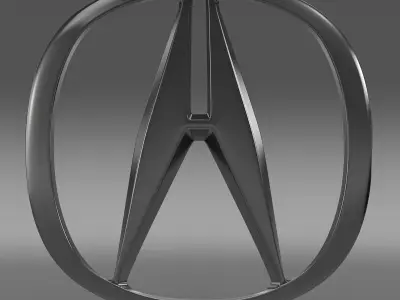 Acura logo 3D model