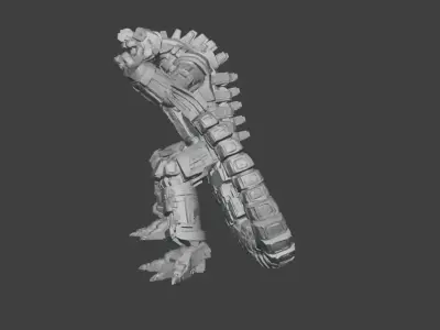 Mecha - 3D Printable Static Model 181x200x125 mm 3D print model